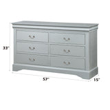 Acme Louis Philippe Dresser in Platinum