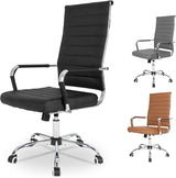 Okeysen Office Desk Chair, Ergonomic Leather Modern Conference Room Chairs