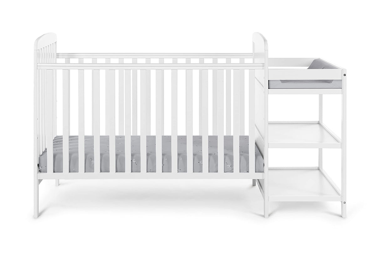 Ramsey 3 in 1 Convertible Crib and Changer in White