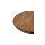 FE3-0N-TP Ferris Modern Kitchen Table - a Round Dining Table Top with Pedestal Base