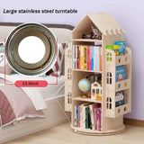 Rotating Bookshelf, 360 Display Floor Standing Bookcase Storage Rack Children's Bookshelf,