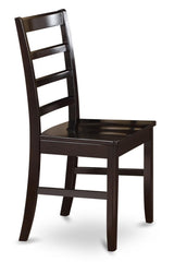 CAPF6-CAP-W 6 Piece Dining Table Set Contains a Rectangle Wooden Table and 4 Dining Room