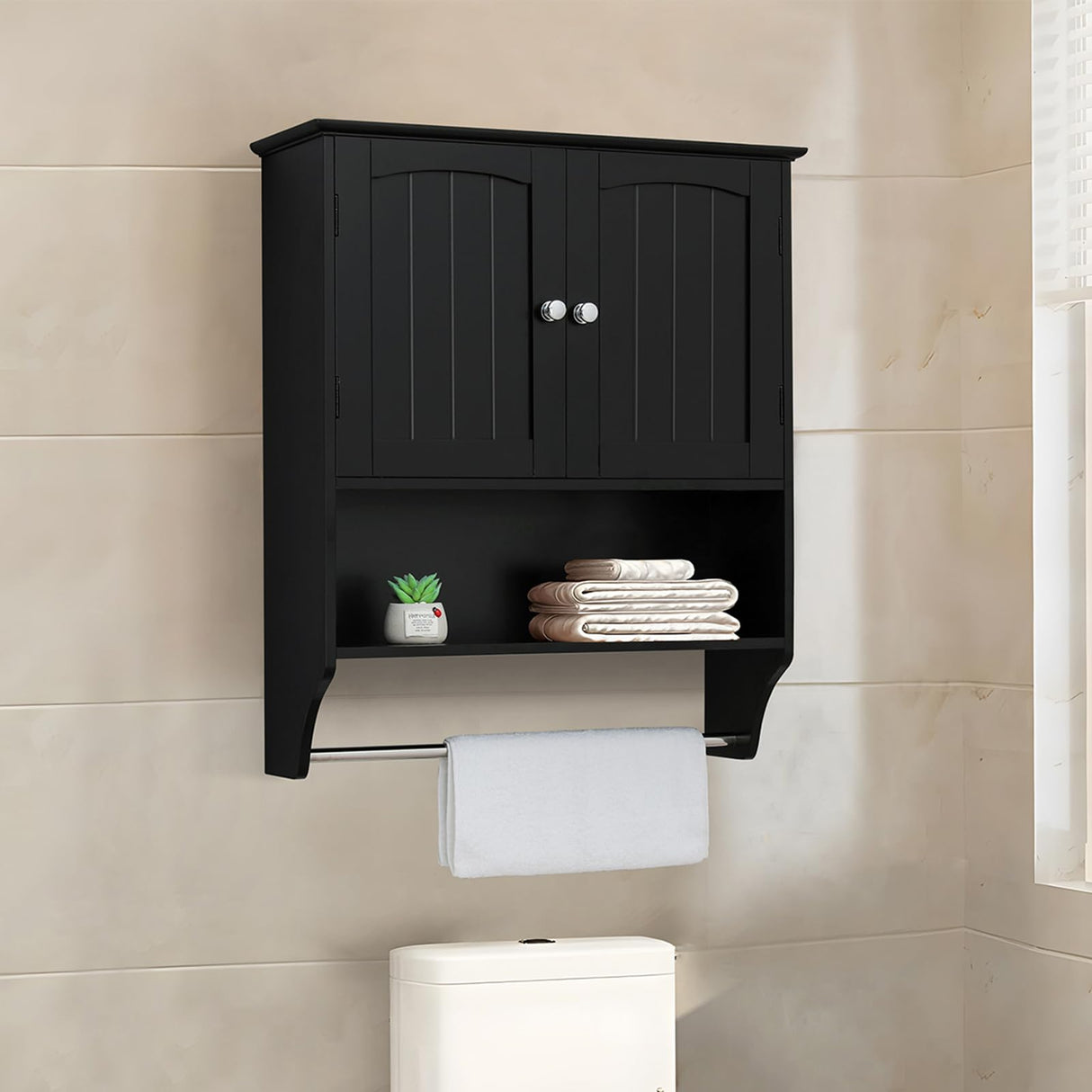 Storage Cabinet with Adjustable Shelves Bathroom Wall Cabinet