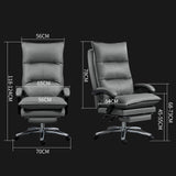 Office Chair, Ergonomic Executive Computer Chair, Genuine Leather President Chair,