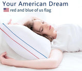 SUMEQIQ Pillows Queen Size Set of 2, Fluffy Bed Pillows for Sleeping, Queen Pillows 2 Pack with Hotel Quality, Medium Firm and Supportive Down Alternative Pillow for Side and Back Sleeper, 20" x 30"