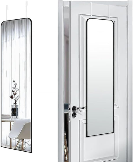 57x20 Door Hanging Full Length Mirror, Floor (Height 5.7ft just Body in1.3ft) or Wall