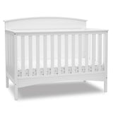 Archer Solid Panel 4-in-1 Convertible Baby Crib - Greenguard Gold Certified, Bianca