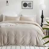 100% Washed Cotton Linen Feel Textured Comforter
