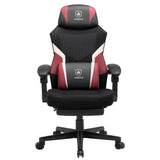 Ergonomic Mesh Gaming Chair with Footrest - High-Back Reclining Office Chair