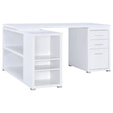 Yvette L-Shape Desk, White