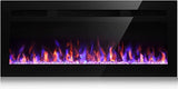 Recessed and Wall Mounted Ultrathin Fireplace Fireplace