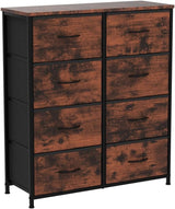 Dresser for Bedroom, Fabric Storage Tower Chest Sturdy Metal Frame