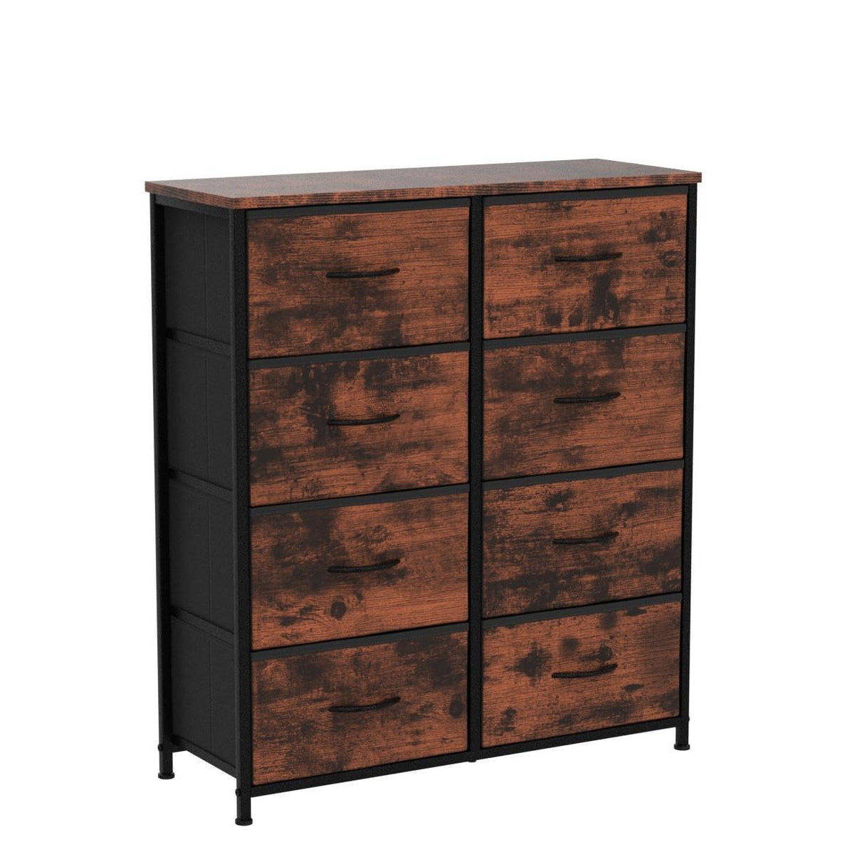 Dresser for Bedroom, Fabric Storage Tower Chest Sturdy Metal Frame