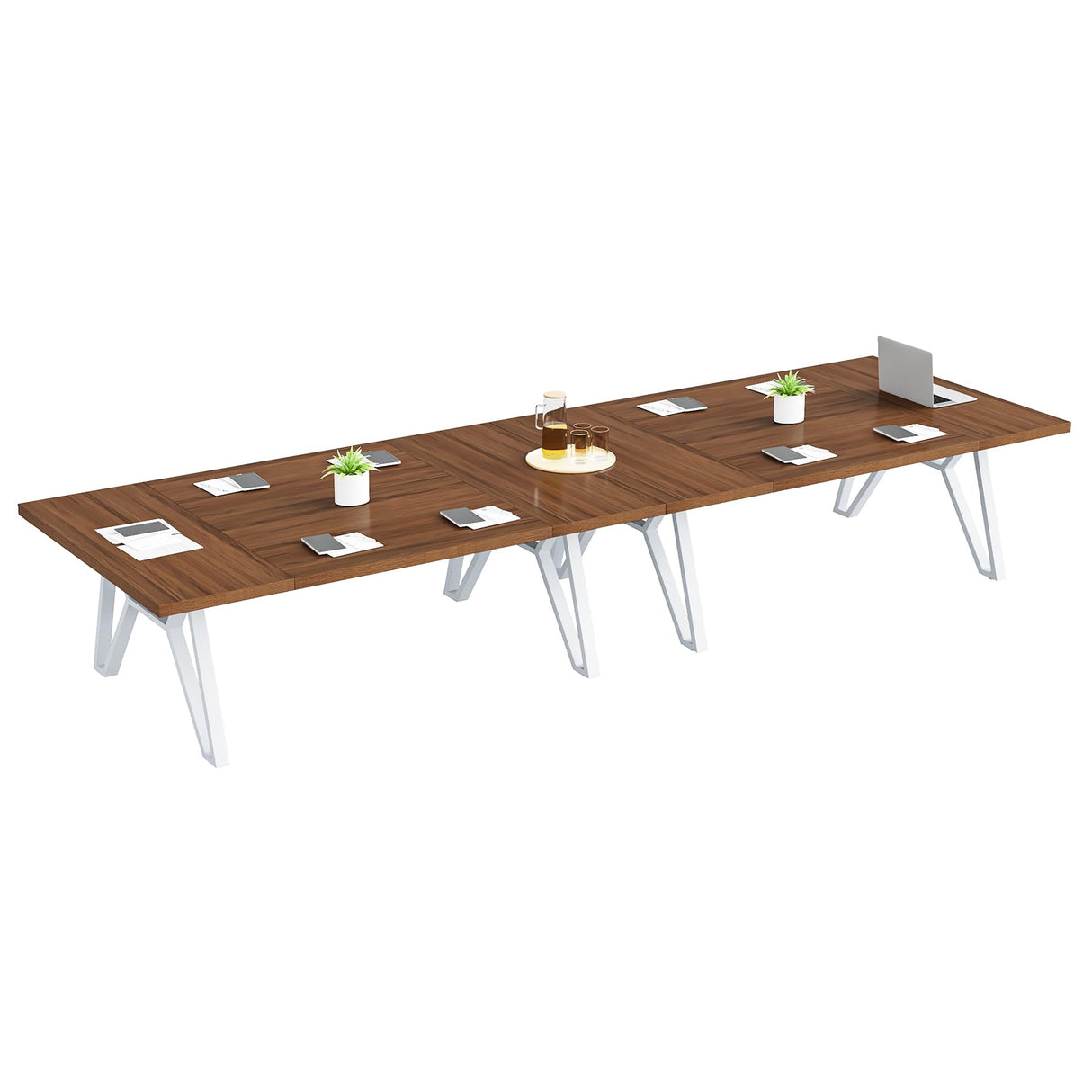 6FT Conference Table, 70 in Meeting Table, Long Seminar Table for Meeting Room