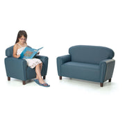 100 World Preschool Enviro-Child Upholstery Sofa, Blue