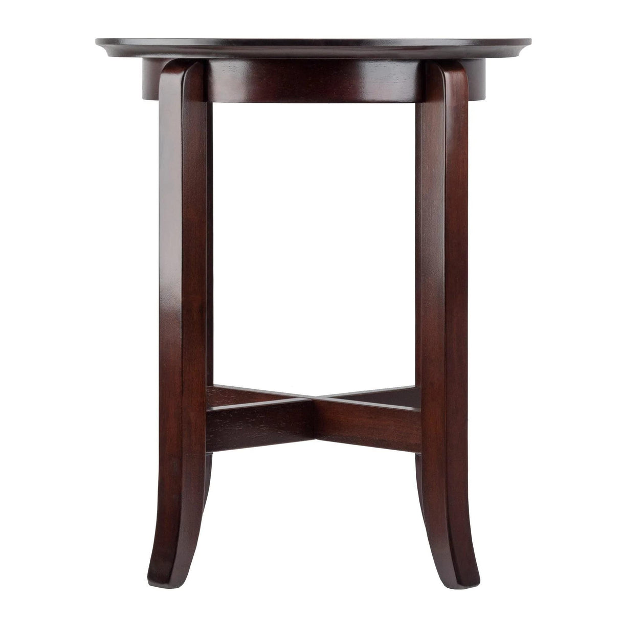 Toby 21.97-inch x 18.03-inch x 18.03-inch Composite Wood End Table, Espresso