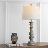 27.75" USB Table Lamp Set of 2 Antique Retro Nightstand Lamp for Bedroom Living Room