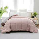 Reversible Quilt Bedding Comforter Only, Down Alternative Comforter for All Season