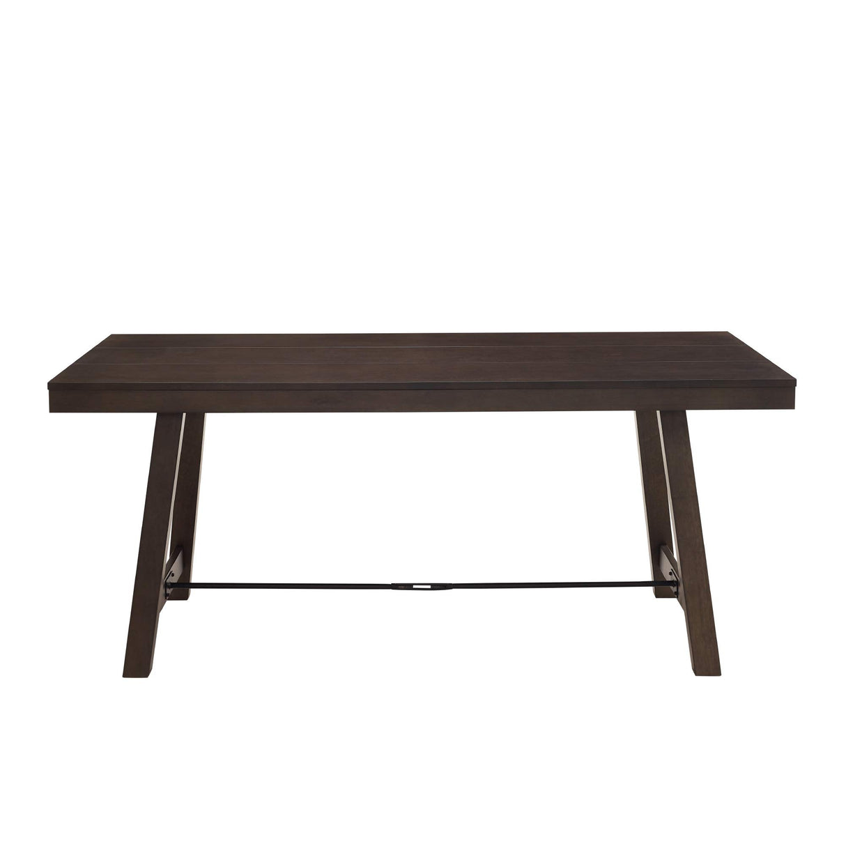 Liam Rustic Farmhouse Trestle Style Dining Table, 70 Inch,