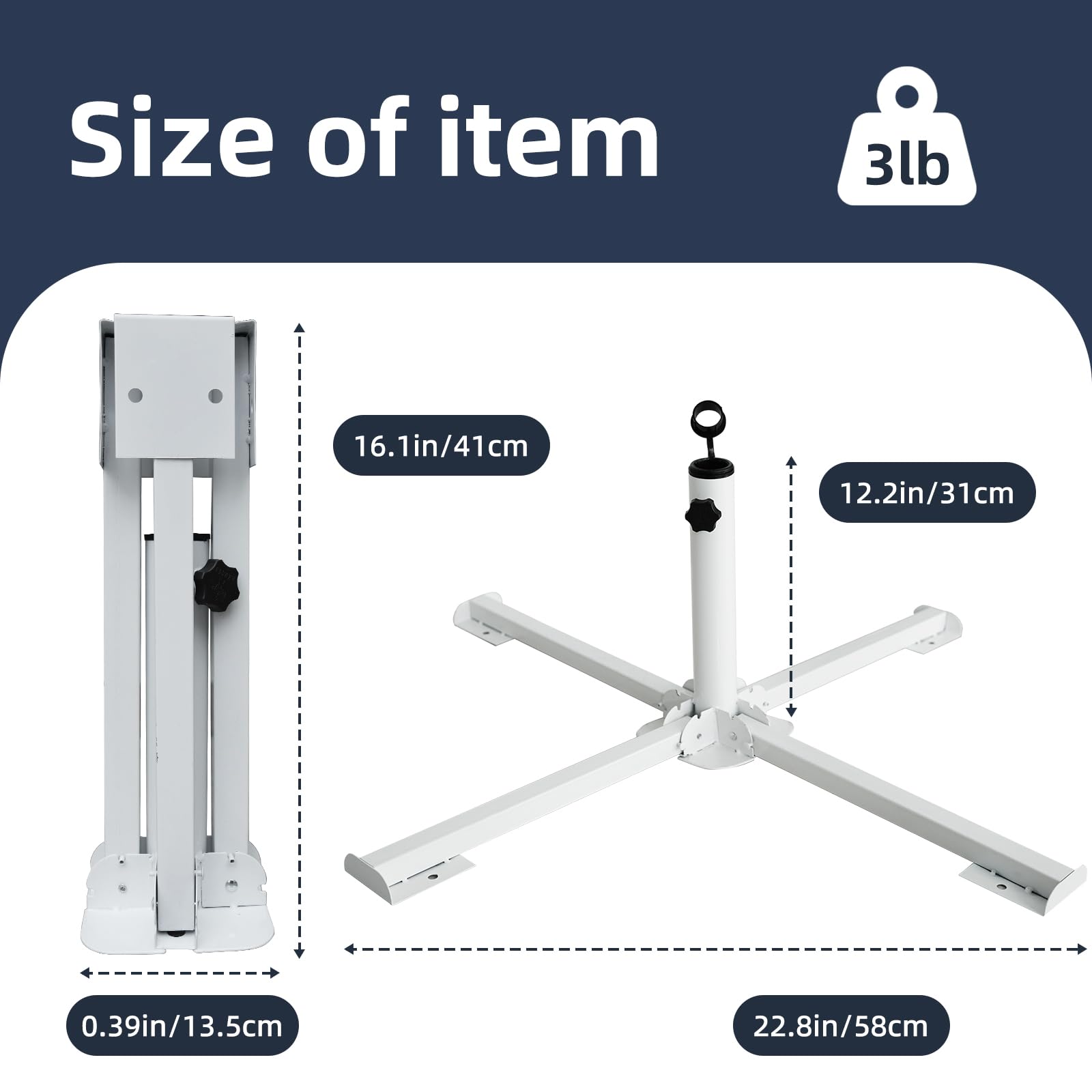 Foldable Portable Beach Umbrella Stand-Portable Patio Umbrella Base Holder
