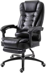 Computer Office Chair, Swivel Task Chair with Foot Rest, Headrest and Lumbar Support