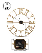 Large Wall Clock for Living Room Decor, (60CM) 24 Inch Wall Clock Decorative,