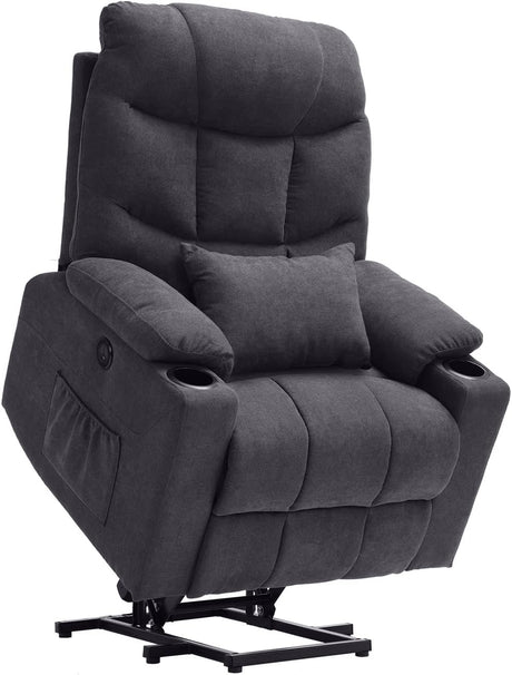 Power Recliner Chair with Heat and Vibration - Electric Recliner Chair for Elderly/Lazyboy