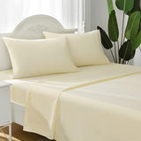 King Size Sheets Set, 4 Piece Microfiber Grey Bed Sheets King Set,Hotel Luxury Super