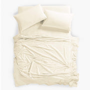 100% Tencel Sheet Set - Queen Size 4 Piece Sheets with Deep Pockets up to 18 Inches