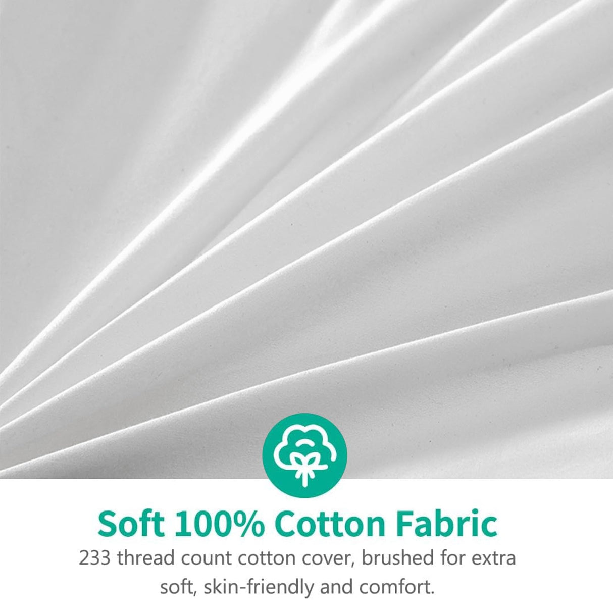 Heavyweight Feathers Down Comforter Oversized Queen Size - Cotton Quilted Thicker Winter Warmest Duvet Insert for Colder Weather/Sleepers (98x98, Ivory White)