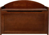 Toy Chest, 33.25" W x 17.75" D x 24.5" H, Walnut Finish