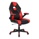 RGX Faux Leather High-Back Gaming Chair - Black/Red