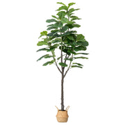 Artificial Fiddle Leaf Fig Tree - 6ft Fake Ficus Lyrata Plant