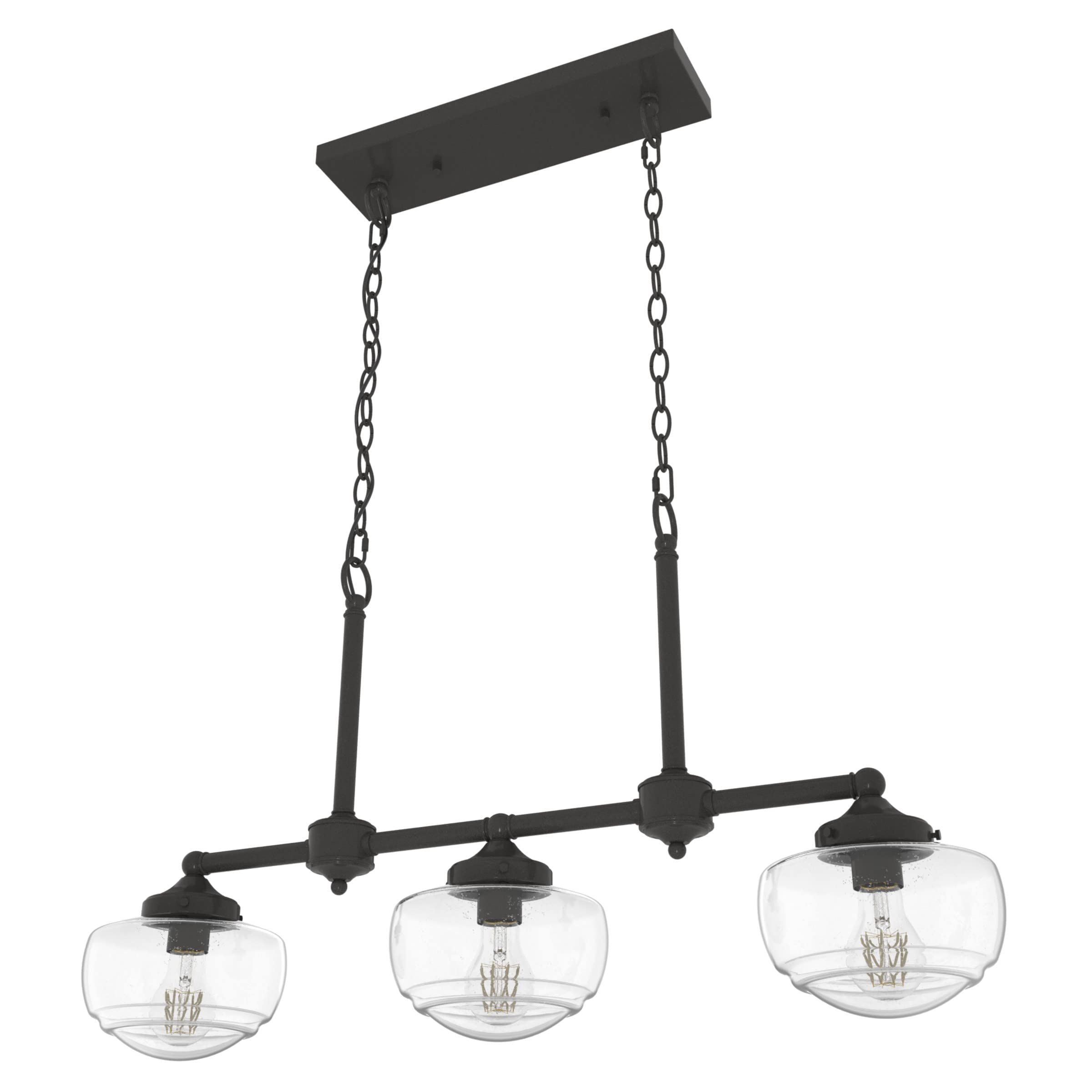 Saddle Creek 3-light Noble Bronze, Large Chandelier, Dimmable