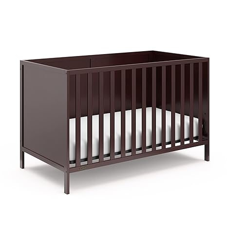 Theo 3-in-1 Convertible Crib (White) - GREENGUARD Gold Certified, Converts to Toddler Bed & Daybed