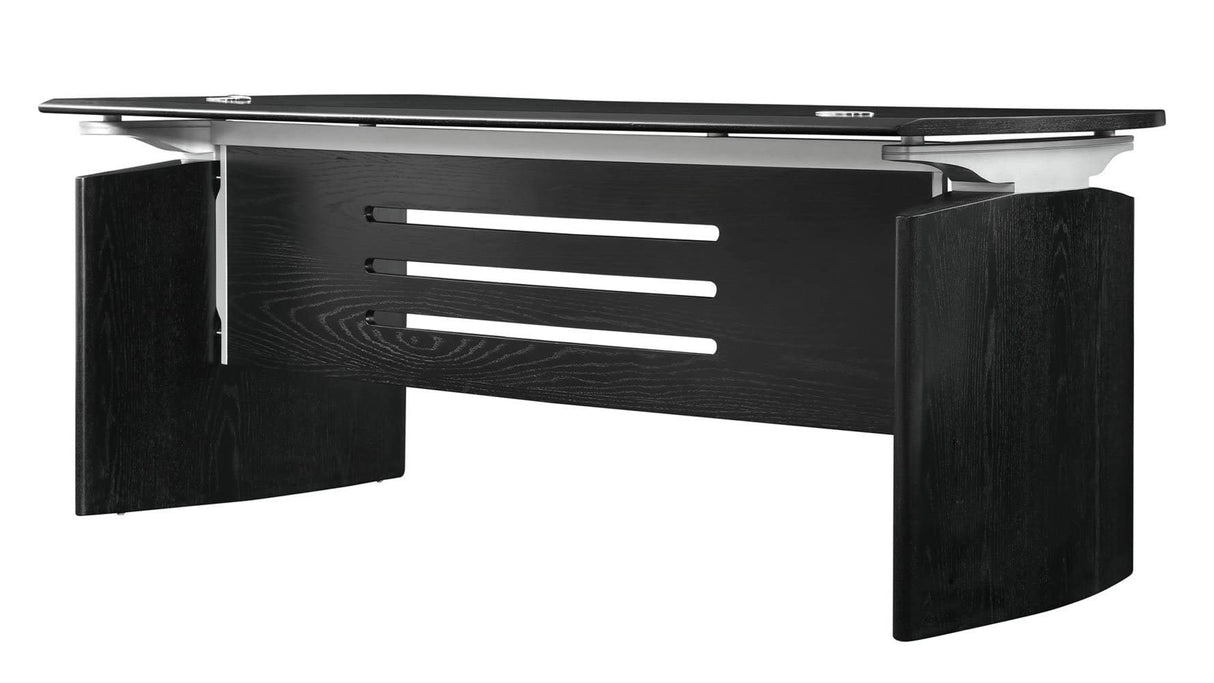 Harrison Black Oak Executive Desk