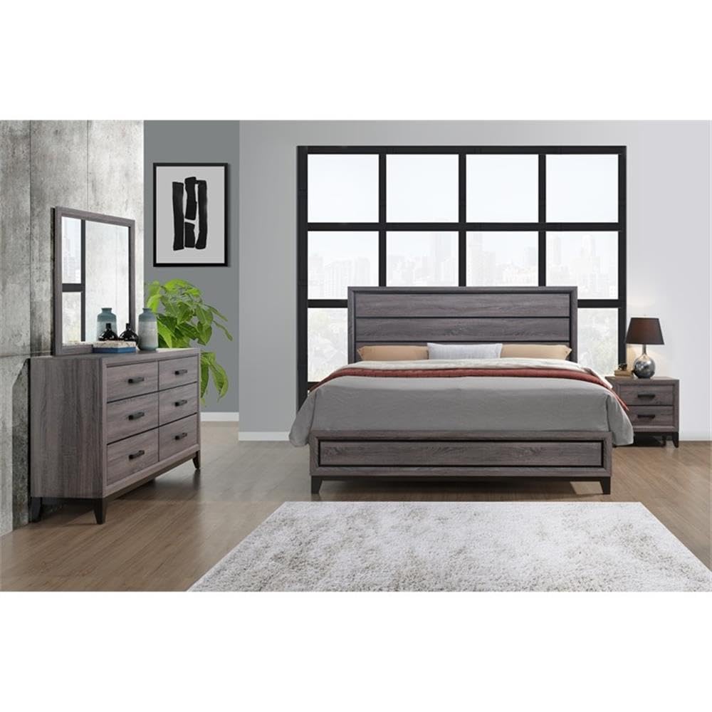 FOIL Grey-NS Kate Nightstand