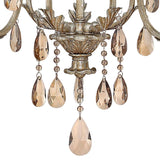 4775SL Crystal Accents Five Light Foyer from Carlton collection in Pwt, Nckl