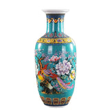 Jingdezhen Large Ceramic Floor Vase,Flower Vase Handmade Home Decorative Vase