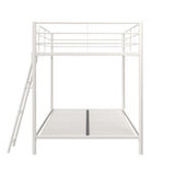 Junior Twin over Twin Bunk Bed, Space-Saving Design, Metal Frame