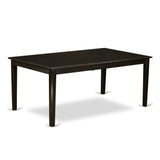 HET-CAP-T Henley Modern Kitchen Table - a Rectangle Dining Table Top with Butterfly Leaf,