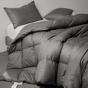 Luxurious Down Duvet Insert Feather King Size All Season Charcoal