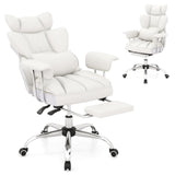 Big and Tall Executive Office Chair with Footrest - 400 LBS Capacity