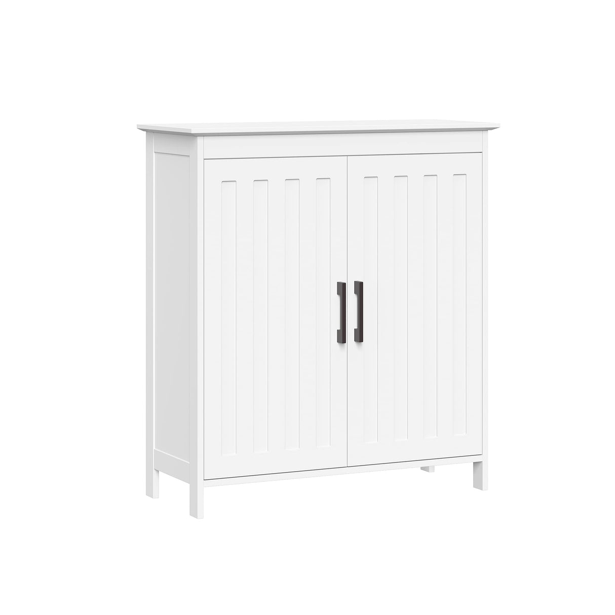 White Monroe Two-Door Floor Cabinet