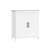 White Monroe Two-Door Floor Cabinet