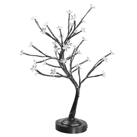 RGB Cherry Blossom Tree Light 16 Color-Changing LED Artificial Flower Bonsai Tree,