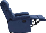 Recliner, Navy Blue