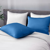 Pure Mulberry Silk Pillowcases Set of 2, Standard Size Silk Pillow Cases,