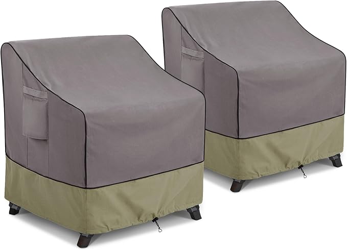 Patio Furniture Covers Waterproof 32W x 37D x 36H inches 2 Pack