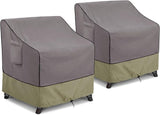 Patio Furniture Covers Waterproof 32W x 37D x 36H inches 2 Pack